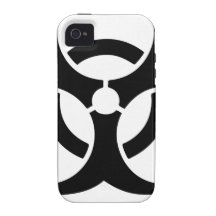 black hardstyle tribal iPhone 4/4S cover