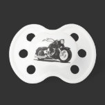 Black Harley motorcycle pacifiers