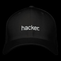 Black Hat hacker. embroidered hats