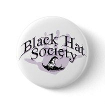Black Hat Society Button by Method77 Black Hat Society Button