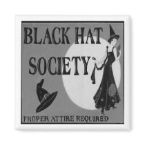 Black Hat Society Magnet
