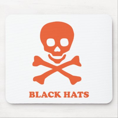 ** Black Hats ** Mouse Mat by AKR000