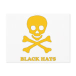 ** Black Hats ** Postcards