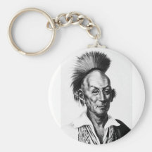Black Hawk ~ Sac Sauk Indian Chief Keychain
