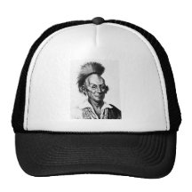 Black Hawk ~ Sac Sauk Indian Chief Mesh Hat