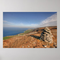 Black Head View Print