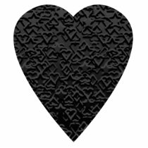 Black Heart! 3D Relief Effect! Pin or Keychain photo sculptures by PsyborgAli Black Heart! 3D Relief Effect! Pin or Keychain photo sculptures