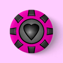 Black Heart Button