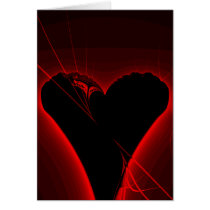 Black Heart Fractal Cards