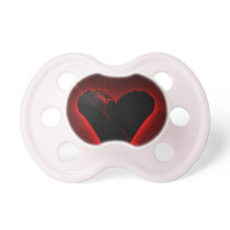 Black Heart Fractal Pacifiers