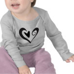 Black Heart in Heart Shirts