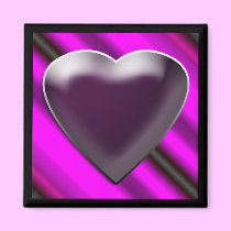 Black Heart Magnet magnets