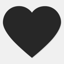 Black Heart Sticker