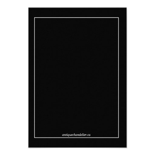 Black Heart Wedding Rehearsal Dinner Invitations