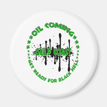 BLACK HELL FRIDGE MAGNETS