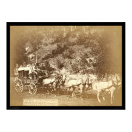Black Hills, Treasure Coach SD 1887 print