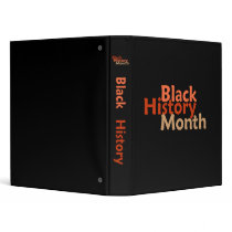 BLACK HISTORY MONTH Avery Binder