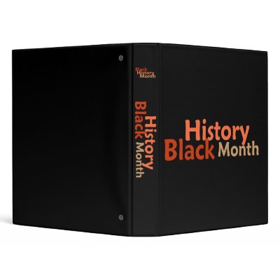 BLACK HISTORY MONTH Avery Binder by samappleby