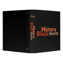 BLACK HISTORY MONTH Avery Binder