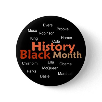 BLACK HISTORY MONTH Button by samappleby