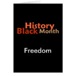 BLACK HISTORY MONTH Card