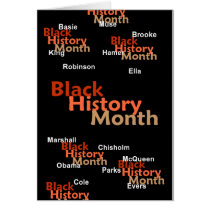 BLACK HISTORY MONTH Card