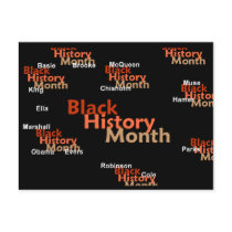 BLACK HISTORY MONTH Postcard
