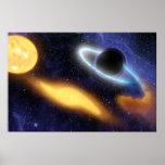 Black Hole and Star Posters