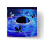 Black Hole & Butterflies Buttons