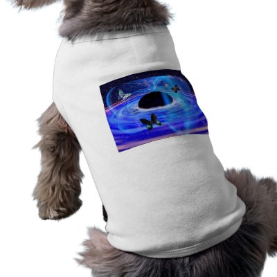 Black Hole & Butterflies Dog Clothes by FunnyFloridian