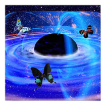 Black Hole & Butterflies posters
