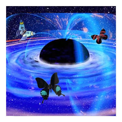 Black Hole & Butterflies Posters by FunnyFloridian