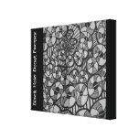 Black Hole Donut Factory Drawing Gallery Wrapped Canvas