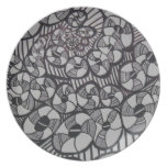 Black Hole Donut Factory Drawing Dinner Plates