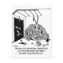 Black Hole Filled With Tools Postcard