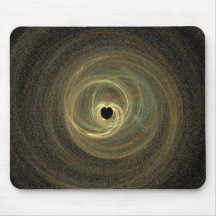 Black Hole Heart Mousepads
