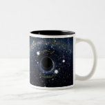 Black hole in space coffee mugs