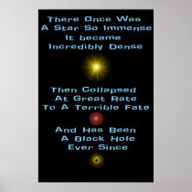 Black Hole Limerick Posters