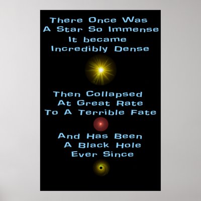 Black Hole Limerick Posters by keendesigns