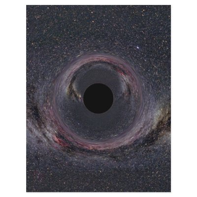 Black Hole Milky Way Customized Letterhead by deenies