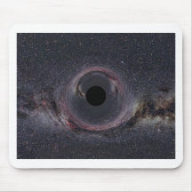 Black Hole Milky Way Mouse Pad