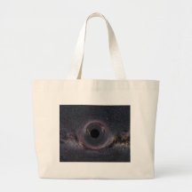 Black Hole Milky Way Tote Bags