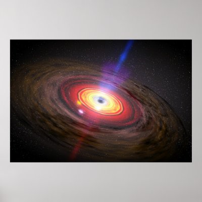 Black Hole Poster by beverlytazangel
