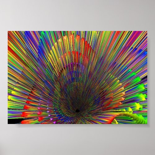 Black Hole Rainbow print