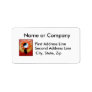 Black Hole Sun Behind Shadow Man Custom Address Labels