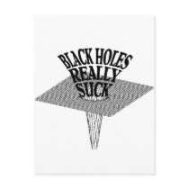 Black Holes Really Suck Post Cards
