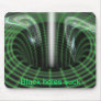 Black holes suck mousepad