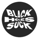 Black Holes Suck Stickers