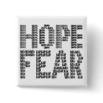 Black Hope Fear Button by ScottNychay Black Hope Fear Button