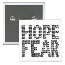 Black Hope Fear Button